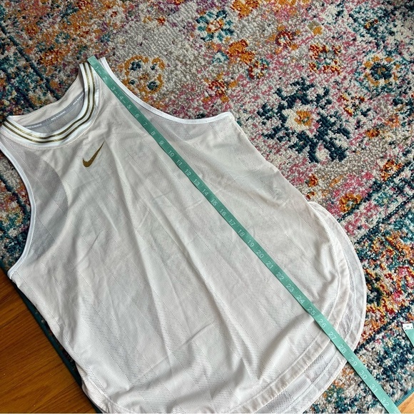 Nike Glam Metallic-Logo Racerback Tank Top - Picture 13 of 13